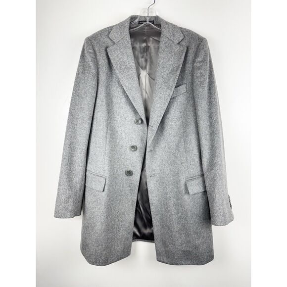 Tardia Made In Italy Loro Piana 100% Lana Virgin Wool Coat US Sz 14 Preppy
